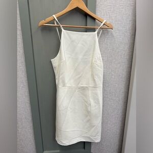 French Connection Cream Sleeveless Dress
